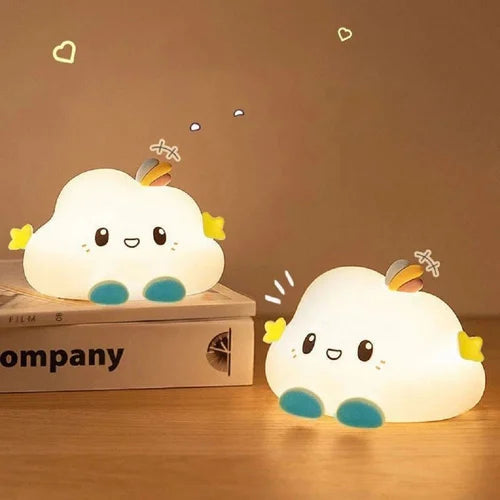 Silicone Cloud Rechargeable LED Night Lamp